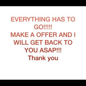 Everything must go!!!